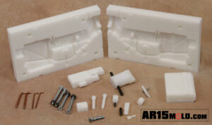 Freedom-15 100% AR-15 Lower Mold Kit, ARCast Resin & Pre-Bent Braces